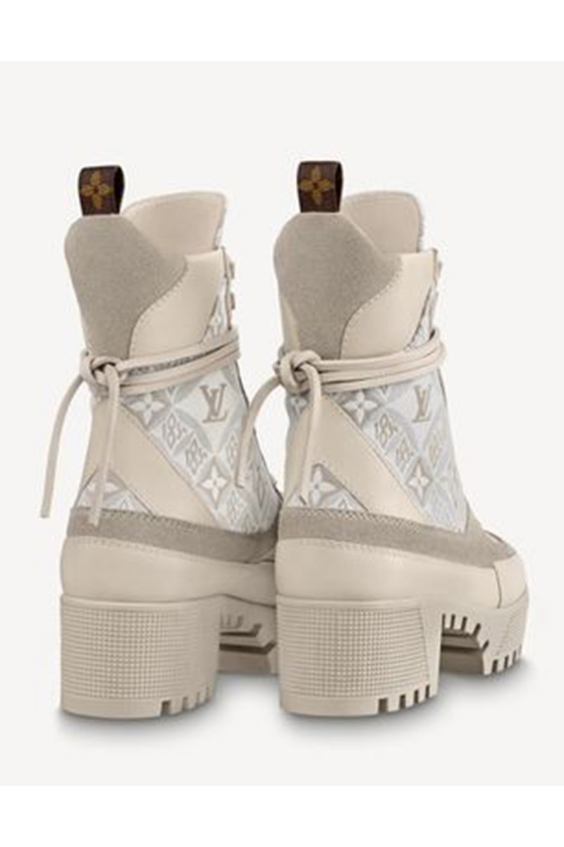Louis Vuitton, Laureate Desert, Women's Boot, White