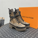 Louis Vuitton, Laureate Desert, Women's Boot, Khaki