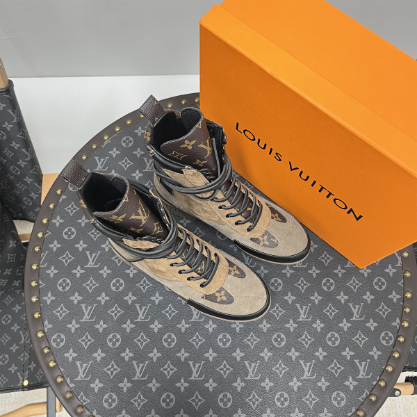 Louis Vuitton, Laureate Desert, Women's Boot, Khaki