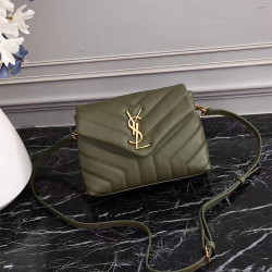 Yves Saint Laurent, Women's Bag, Khaki