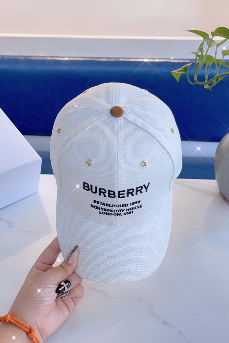 Burberry, Unisex Hat, White