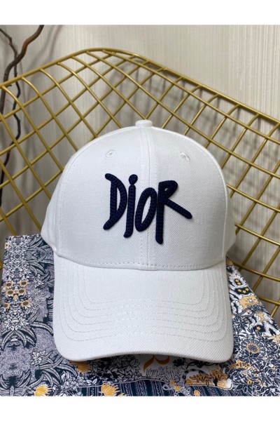 Christian Dior, Unisex Hat, White