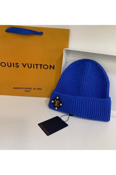 Louis Vuitton, Unisex Beanie, Blue