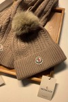 Moncler, Women's Scarf Beanie Set, Grey