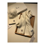 Moncler, Women's Scarf Beanie Set, White