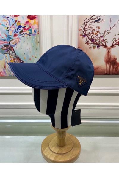 Prada, Unisex Hat, Navy