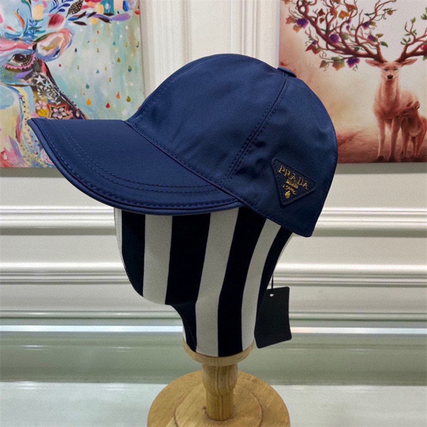 Prada, Unisex Hat, Navy
