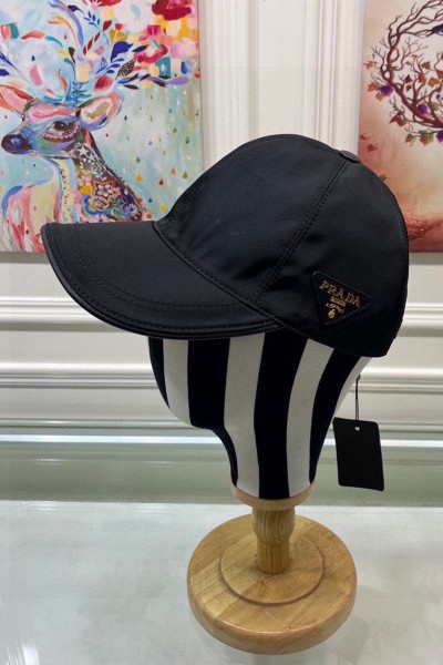 Prada, Unisex Hat, Black