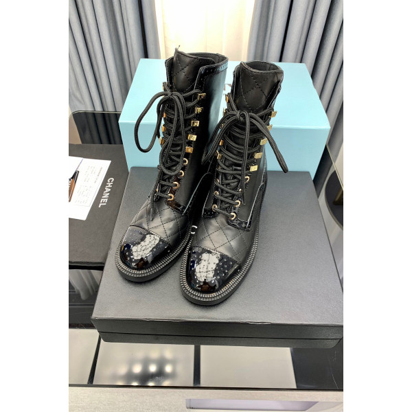 Chanel, Women's Boot, Black