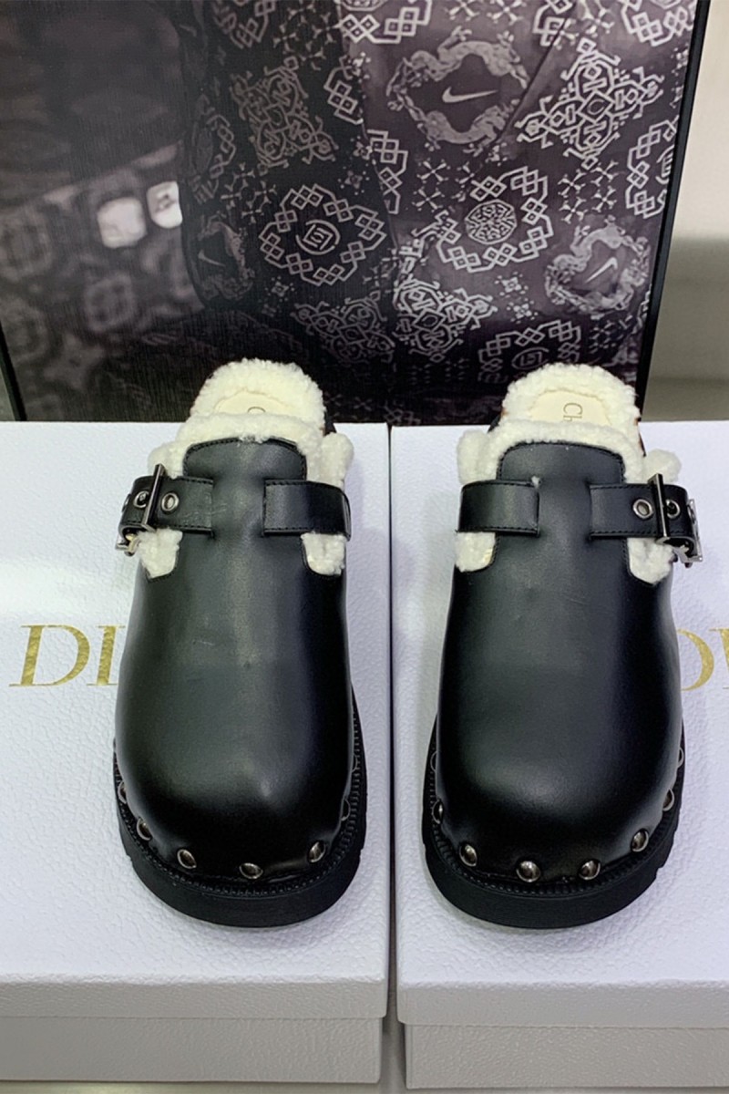 Christian Dior, Women's Slipper, Black