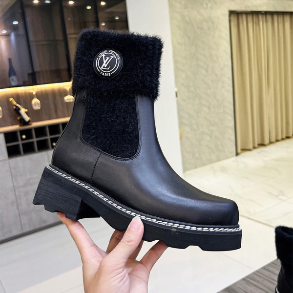 Louis Vuitton, Women's Boot, Black