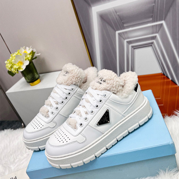 Prada, Women's Sneaker, White