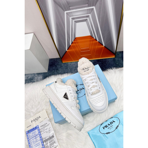 Prada, Women's Sneaker, White