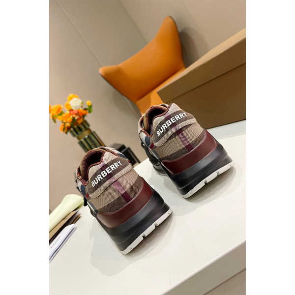 Burberry, Men's Sneaker, Brown