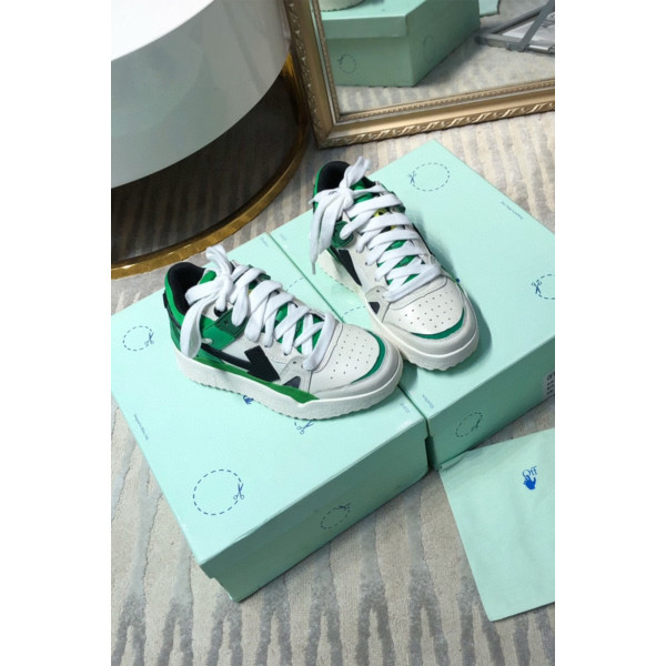 Off White, Men's Sneaker, Green