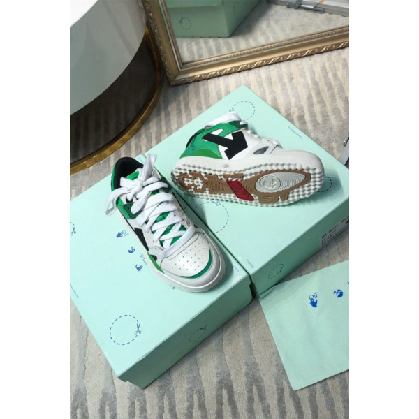 Off White, Men's Sneaker, Green