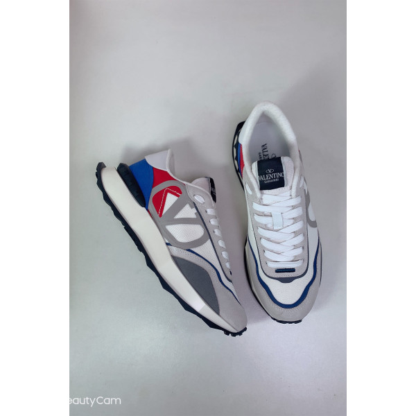 Valentino, Mesh Lacerunner, Men's Sneaker, Grey