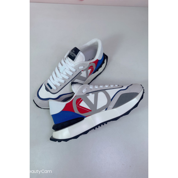 Valentino, Mesh Lacerunner, Men's Sneaker, Grey