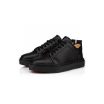 Christian Louboutin, Men's Sneaker, Black, Size 44
