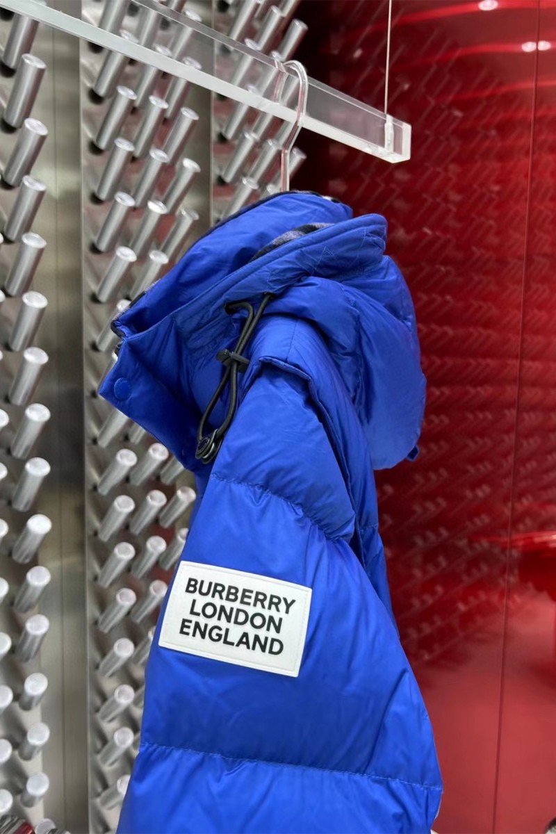 Burberry, Men's Jacket, Blue