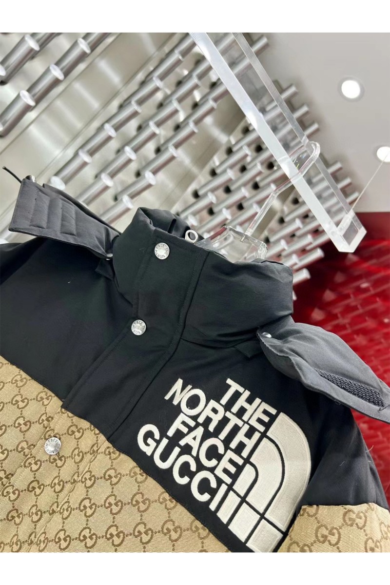 Gucci x The North Face, Men's Jacket, Brown