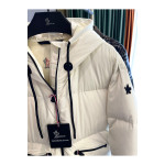 Moncler, Women's Jacket, Creme
