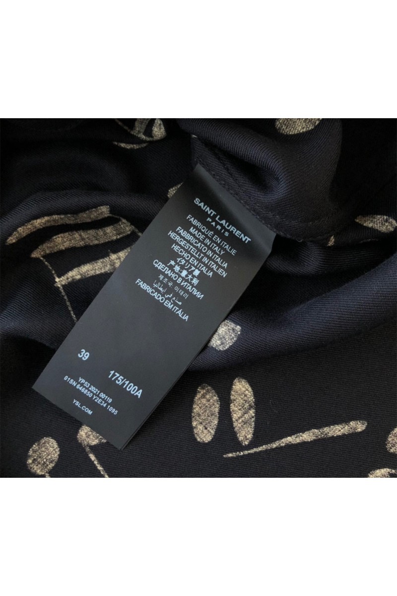 Yves Saint Laurent, Men's Shirt, Black