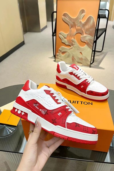 Louis Vuitton, Trainer, Men's Sneaker, Red