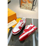 Louis Vuitton, Trainer, Heren Sneakers, Rood