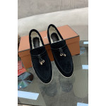 Loro Piana, Men's Loafer, Black