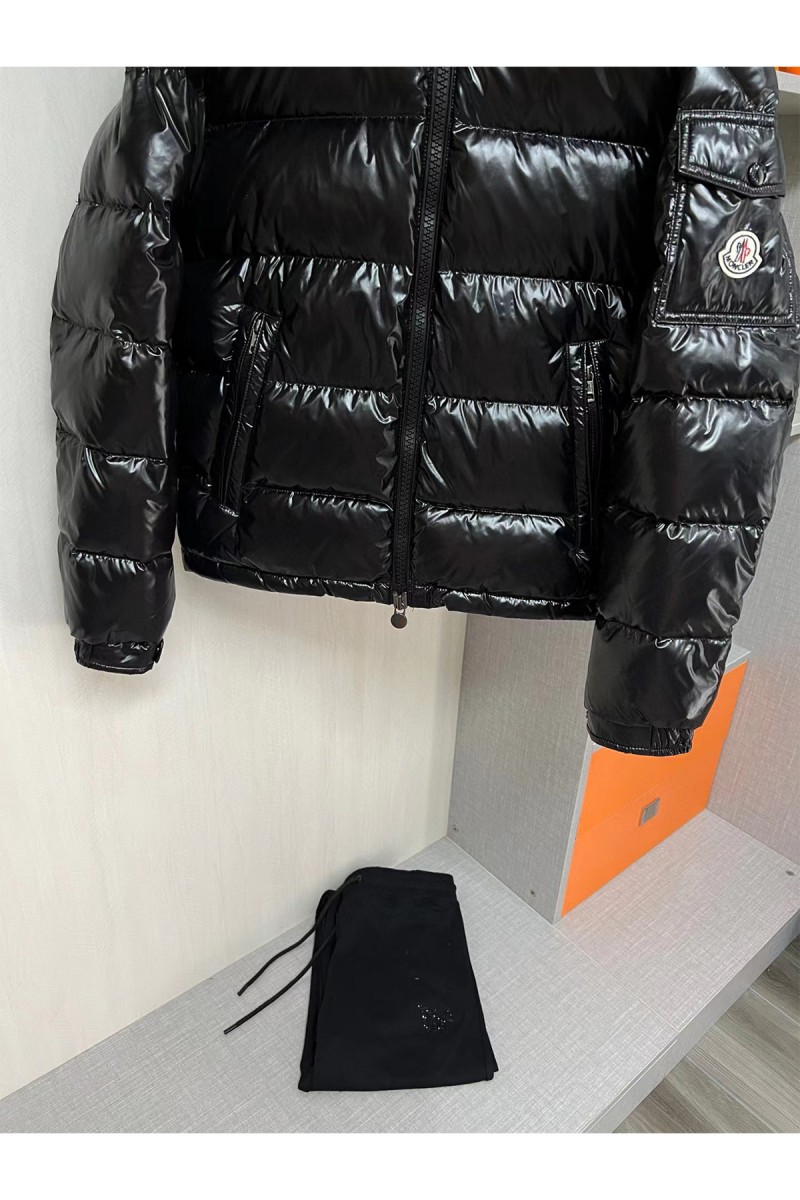 Moncler, Maya, Women's Jacket, Shiny Black