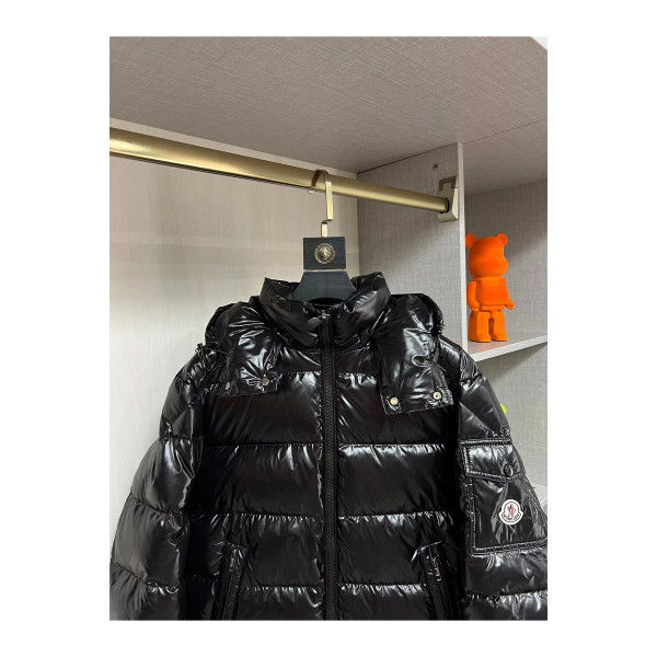 Moncler, Maya, Women's Jacket, Shiny Black