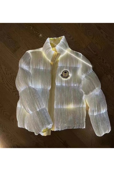 Moncler, Maya 70 by Palm Angels, Men's Jacket, Bright White