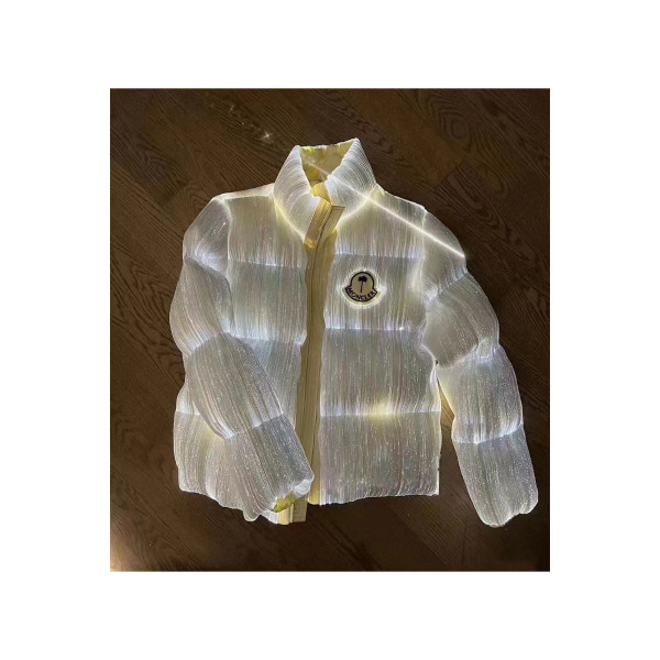 Moncler, Maya 70 by Palm Angels, Men's Jacket, Bright White