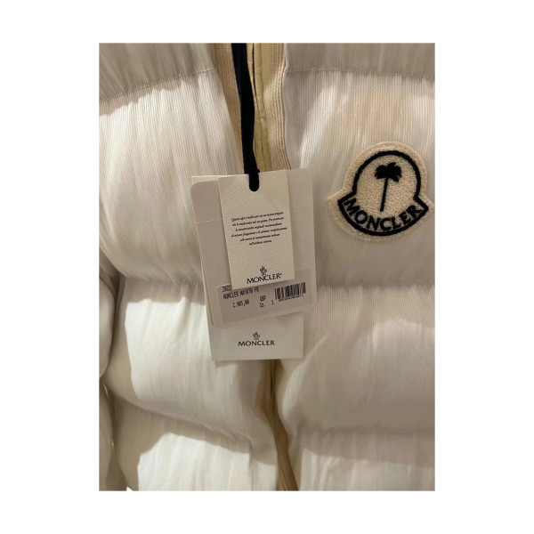 Moncler, Maya 70 by Palm Angels, Men's Jacket, Bright White