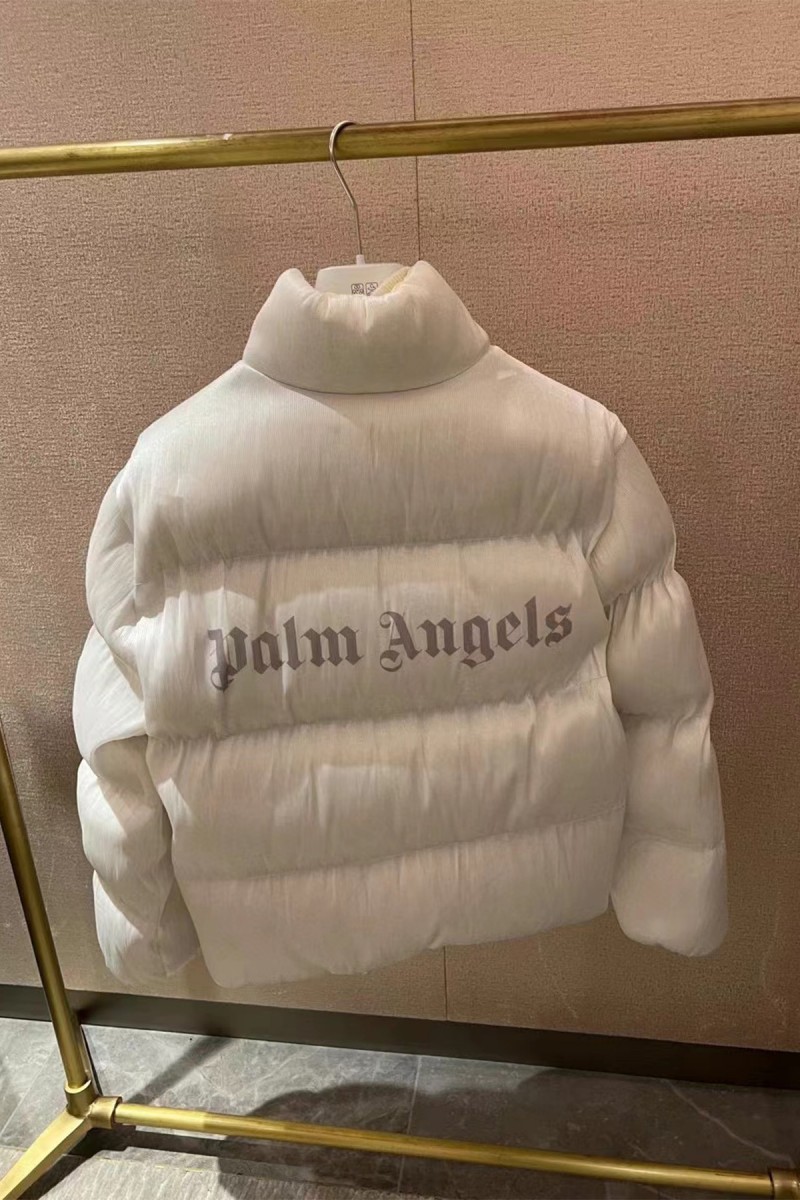 Moncler, Maya 70 by Palm Angels, Men's Jacket, Bright White