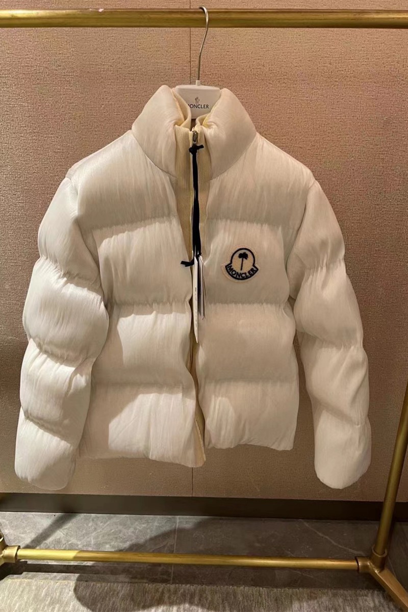 Moncler, Maya 70 by Palm Angels, Men's Jacket, Bright White