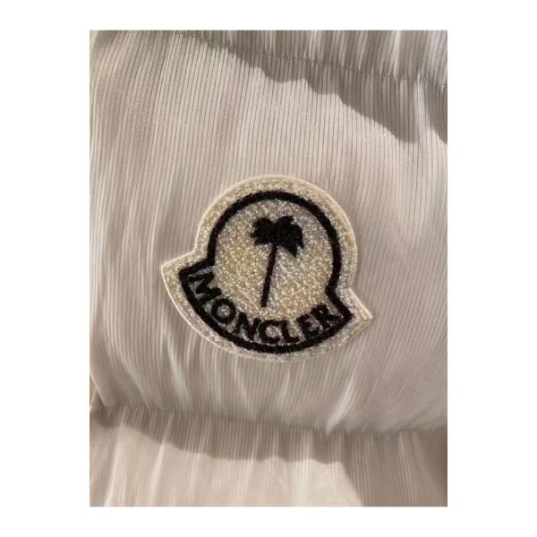 Moncler, Maya 70 by Palm Angels, Women's Jacket, Bright White