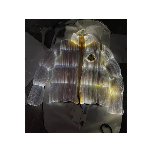 Moncler, Maya 70 by Palm Angels, Women's Jacket, Bright White