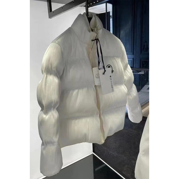 Moncler, Maya 70 by Palm Angels, Women's Jacket, Bright White