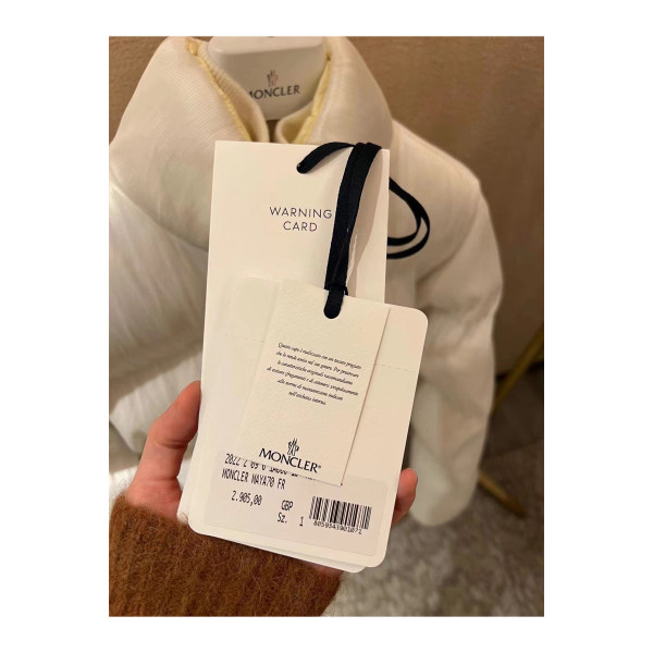 Moncler, Maya 70 by Palm Angels, Women's Jacket, Bright White