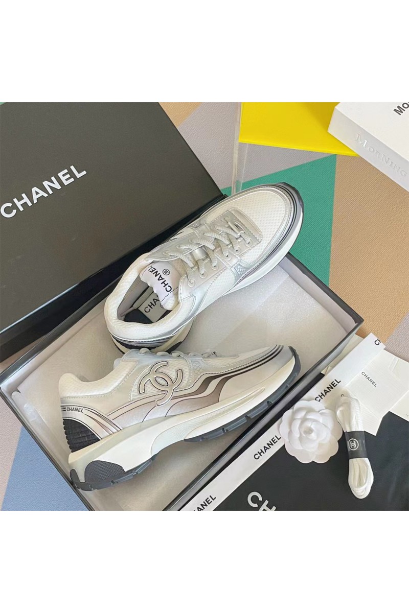 Chanel, Women's Sneaker, Silver