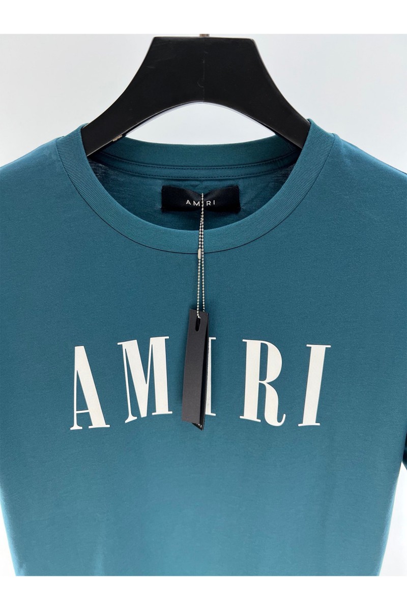 Amiri, Men's T-Shirt, Blue