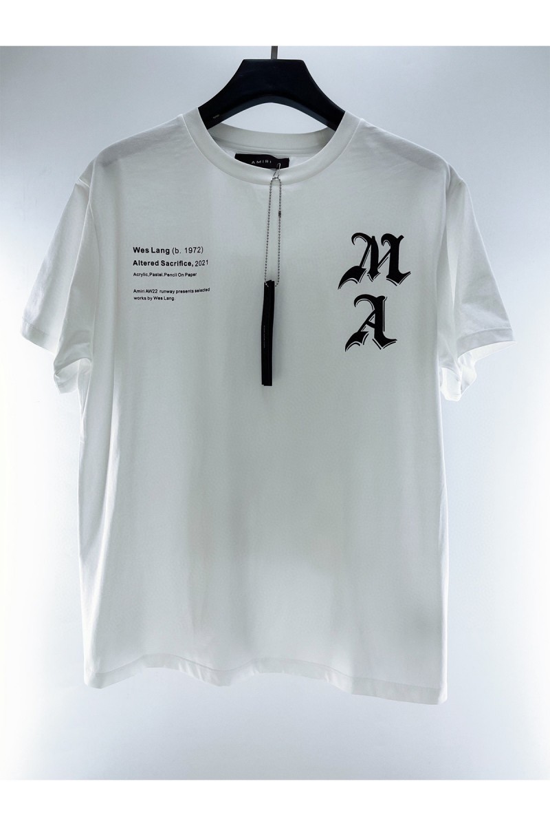 Amiri, Men's T-Shirt, White