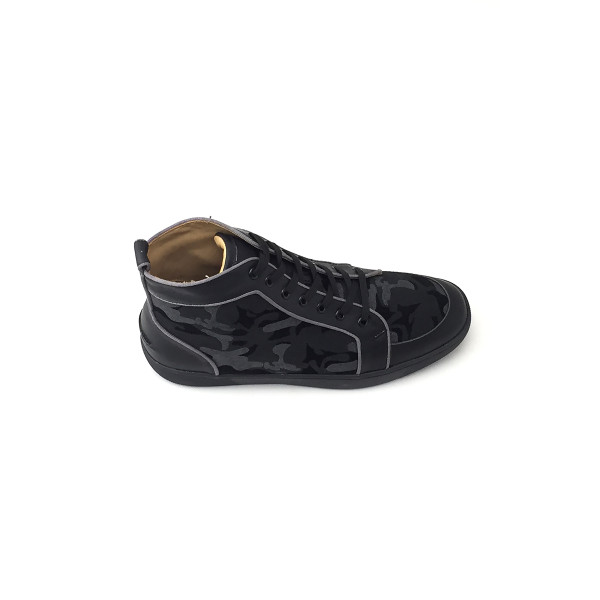 Christian Louboutin, Heren Sneakers, Zwart Camo