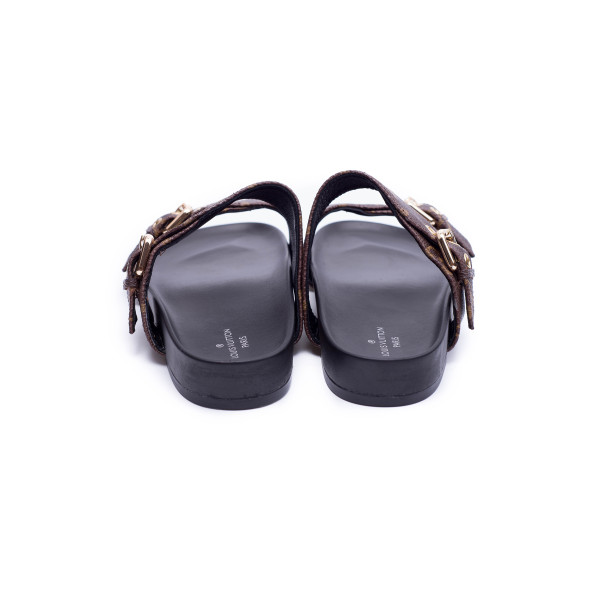 Louis Vuitton, Men's Slipper, Monogram Black, Size 41