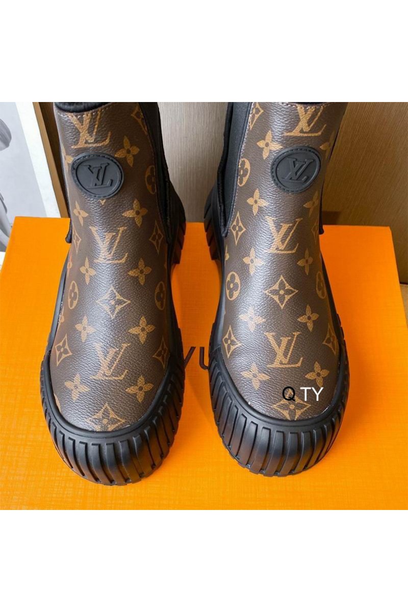 Louis Vuitton, Women's Boot, Brown