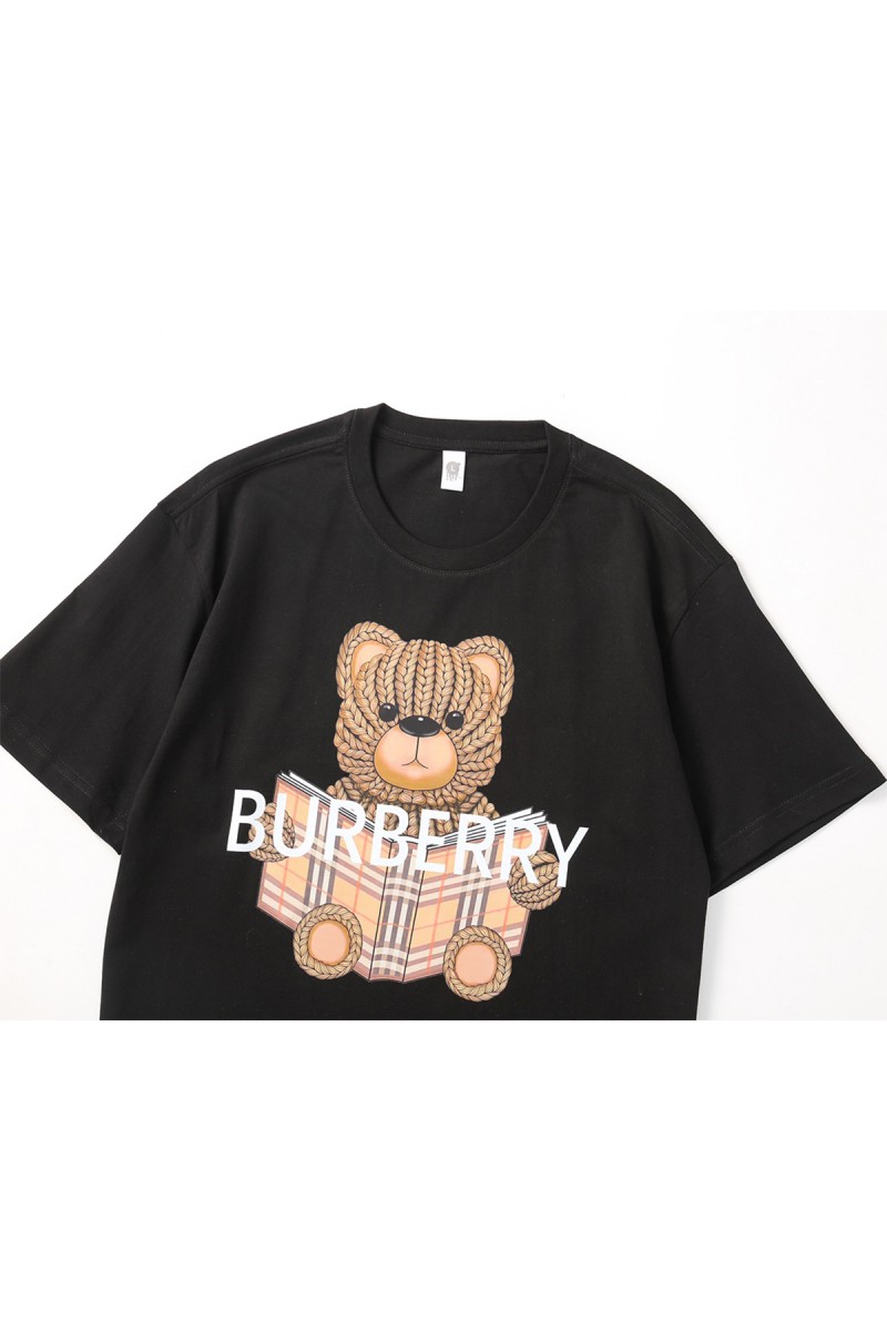 Burberry, Men's T-Shirt, Black