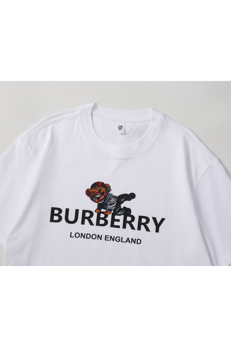 Burberry, Men's T-Shirt, White