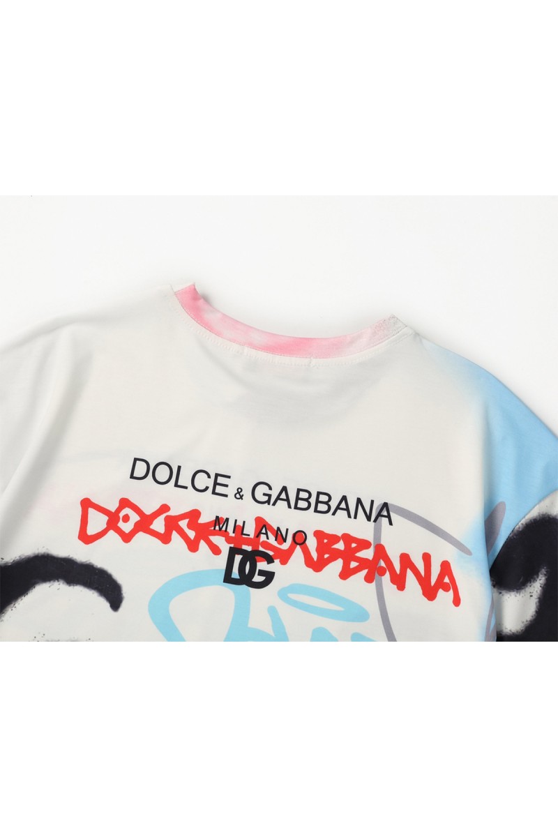 Dolce Gabbana, Men's T-Shirt, Colorful